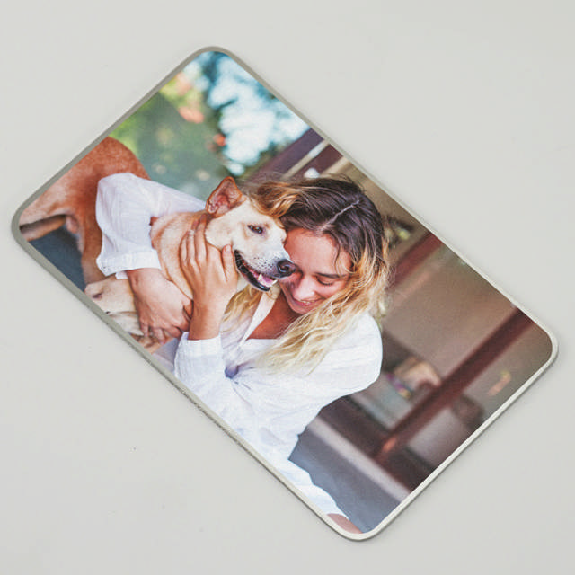 Photo Pet Memorial Card