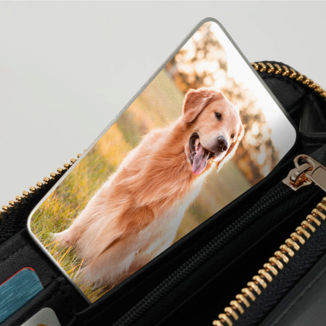 Photo Pet Memorial Card