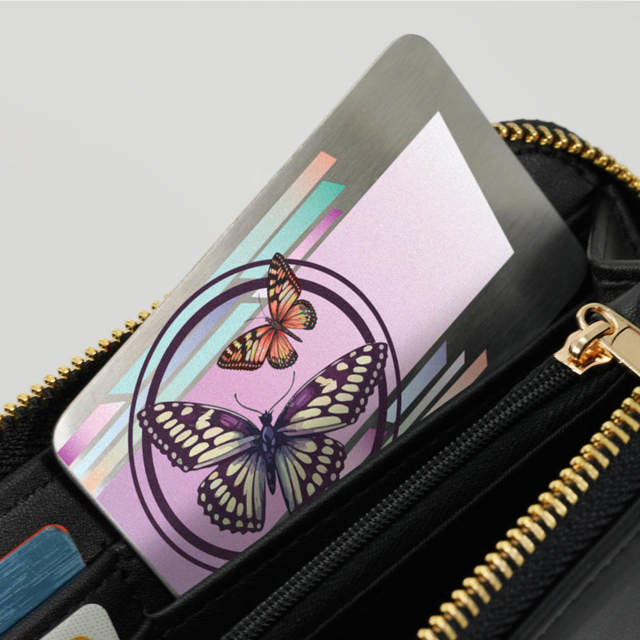 Life Canvas Memorial Card Butterflies