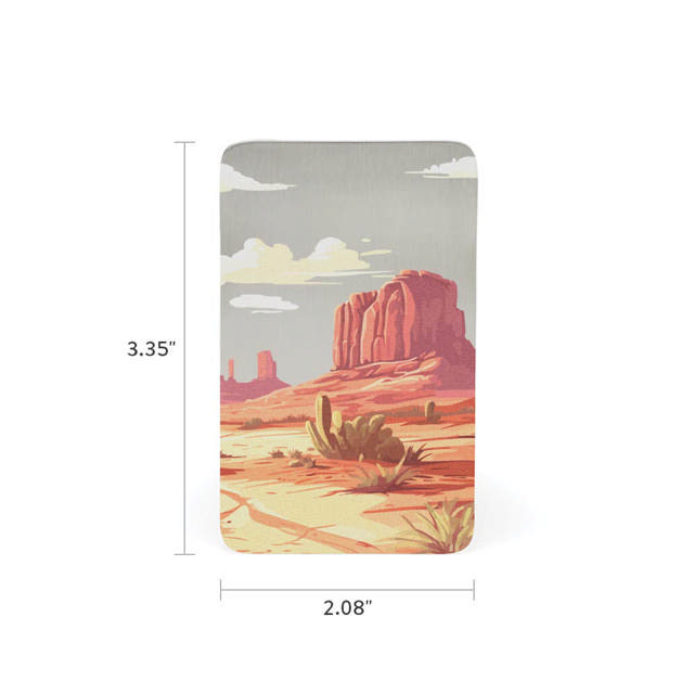 Life Canvas Memorial Card Desert