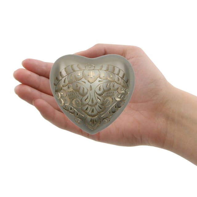 Platinum Heart Keepsake
