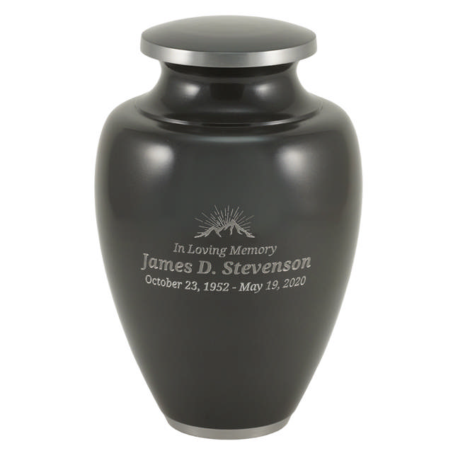 Camden Carbon Gray, Extra Large Urn