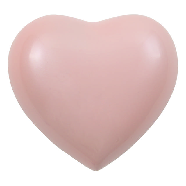 Arielle Heart Urn Pearl Pink