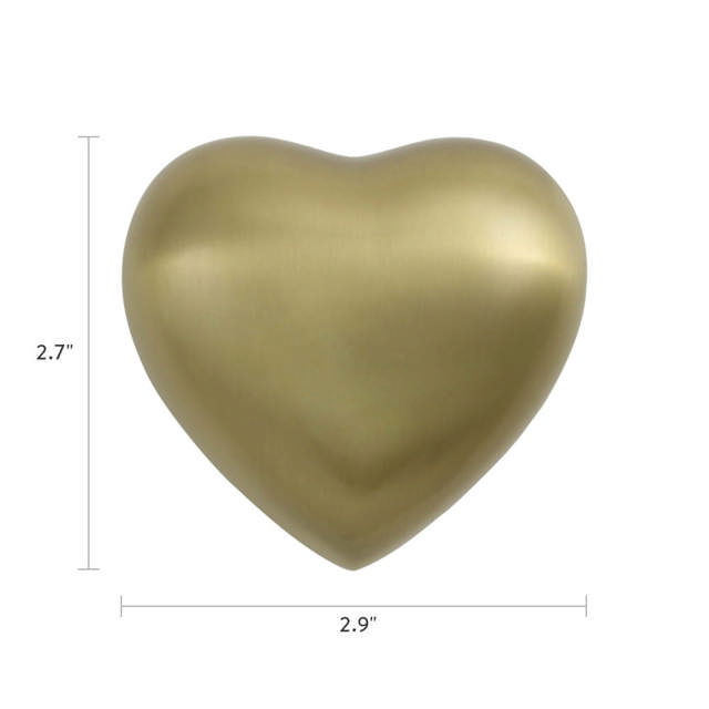 Classic Bronze Heart Keepsake