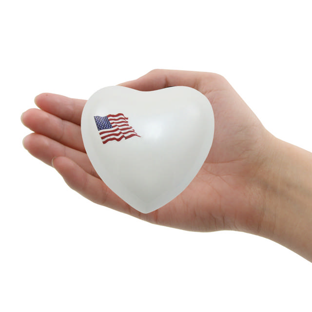 Classic Color Flag Heart Keepsake