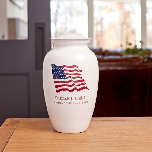 Classic Color Flag, Full Size Urn