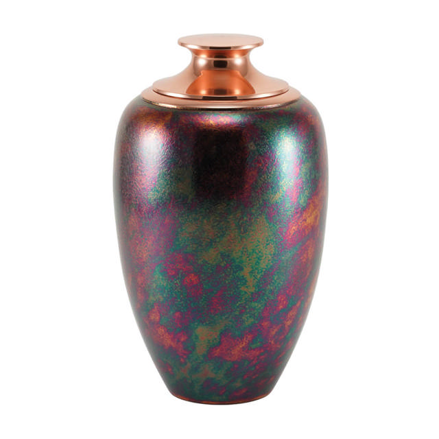 Luna Textured Raku, Full Size Urn