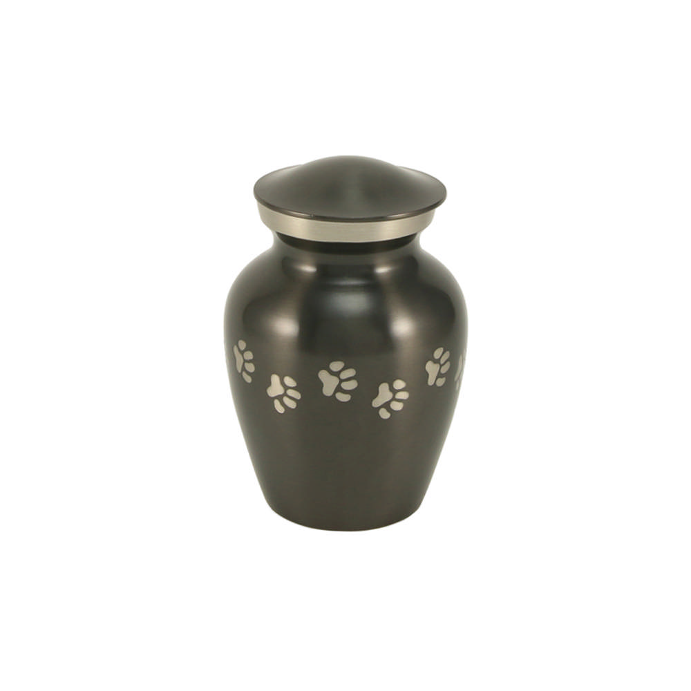 Classic Paw Slate, Petite Urn