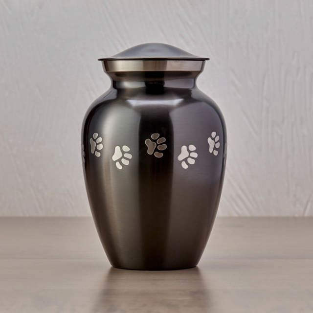 Classic Paw Slate, Small Urn