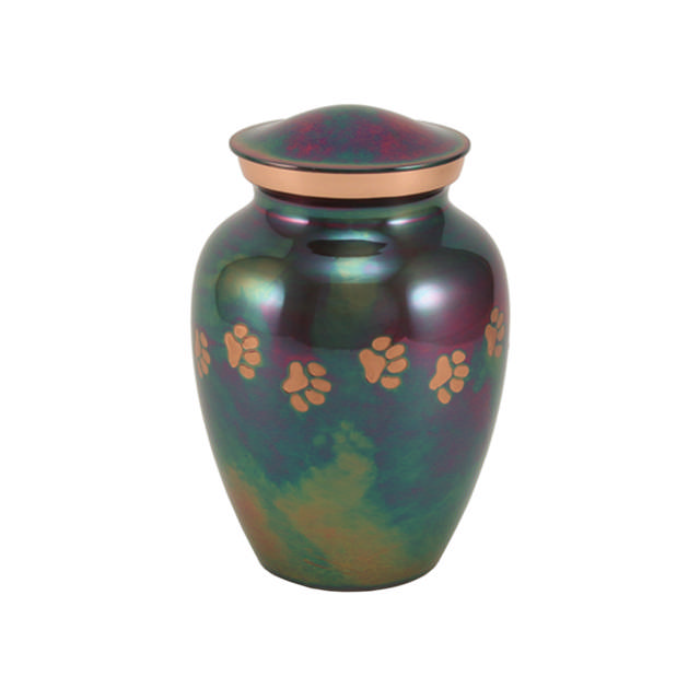 Classic Paw Raku, Small Urn