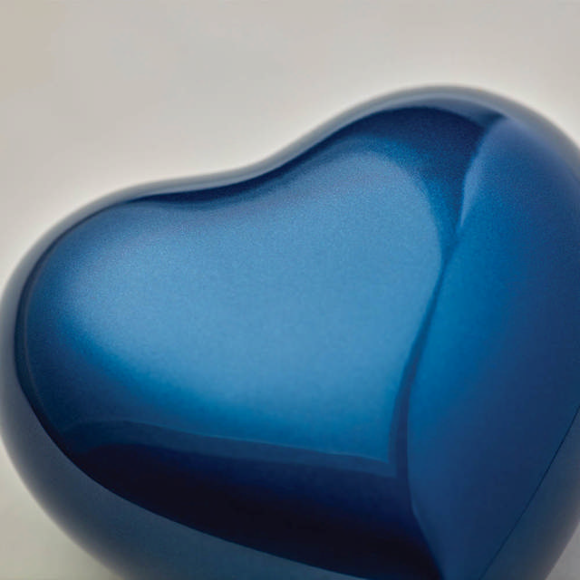 Arielle Sky Blue Heart Urn