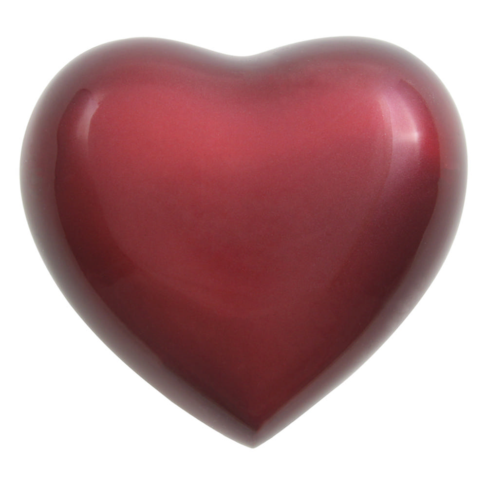 Arielle Ruby Heart Urn