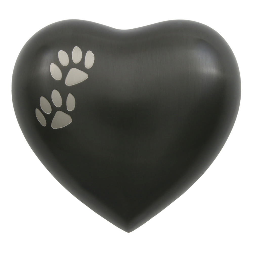 Arielle Slate Heart Paw Urn