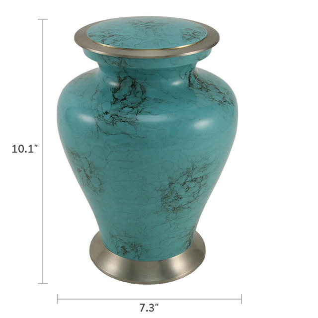 Glenwood Blue Marble, Full Size Urn