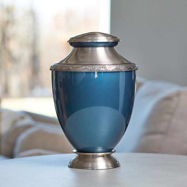 Artisan Indigo, Full Size Urn
