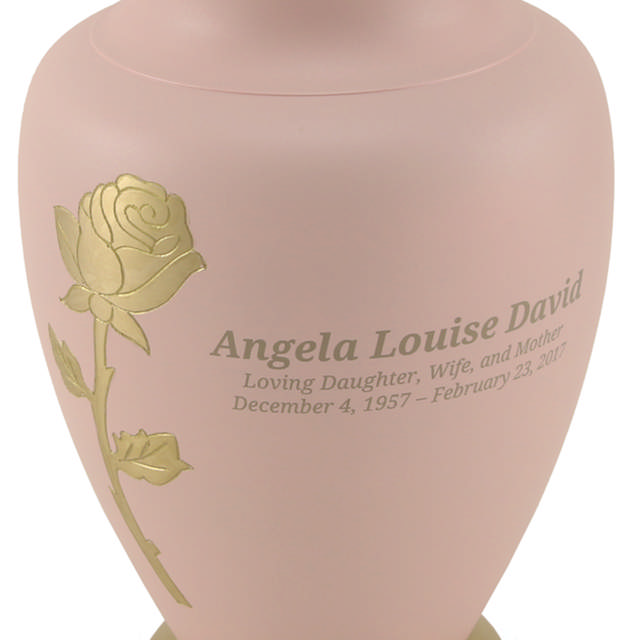 Aria® Rose, Full Size Urn