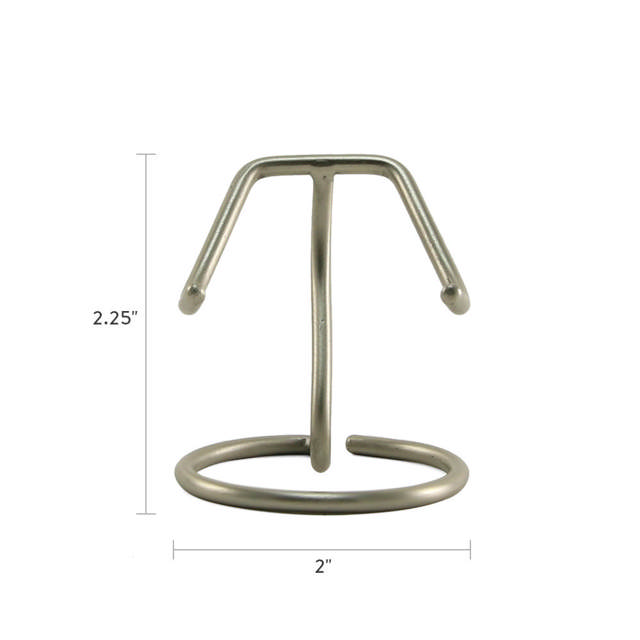 Set of 8, Heart Stand, Pewter