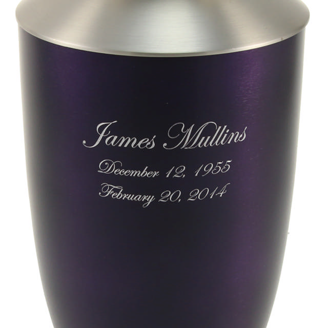 Monterey Purple, Full Size Urn