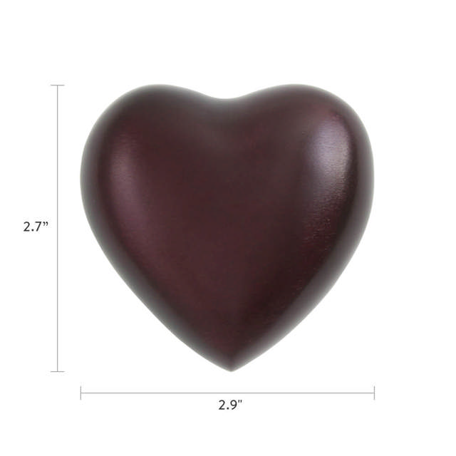 Monterey Ruby Red Heart Keepsake