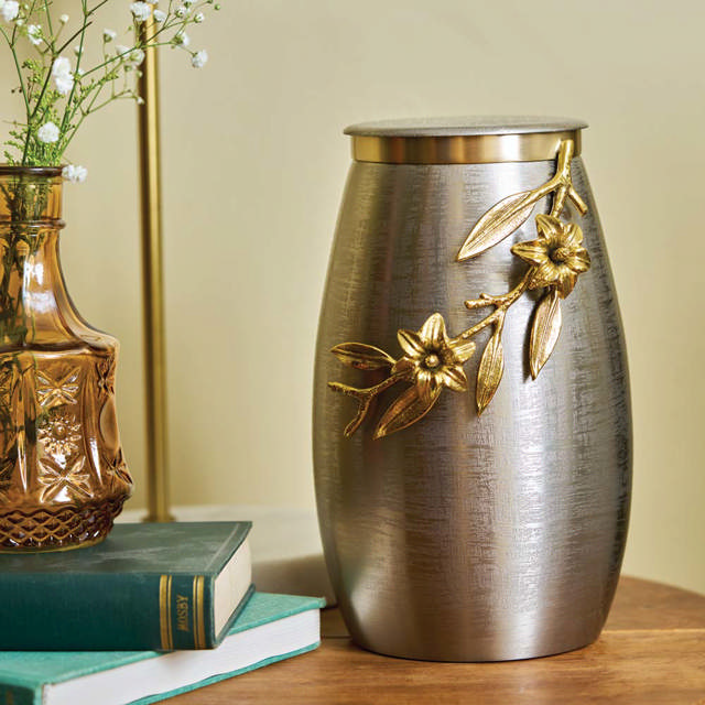 Windsong™ Lily Pewter/Bronze, Full Size Urn