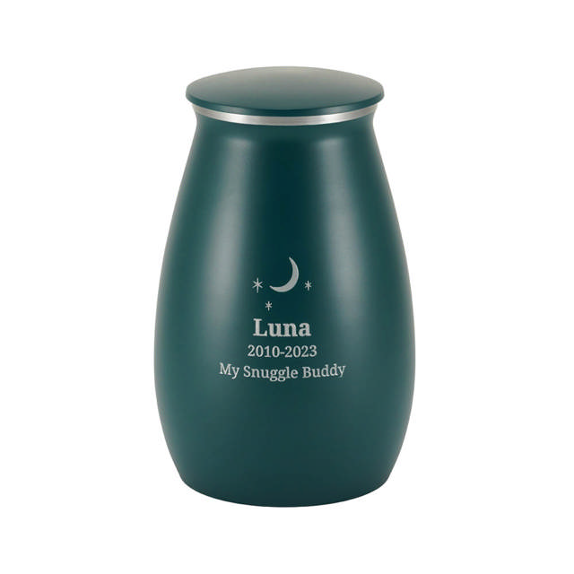 Nouveau Teal Sapphire, Family Pet Urn