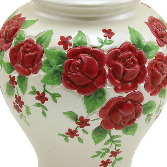 Red Roses, Full Size Urn