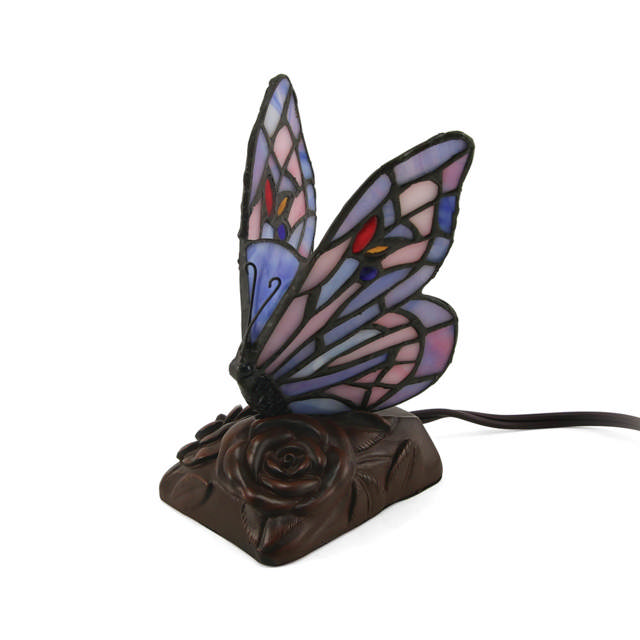 Purple Butterfly Lamp Keepsake