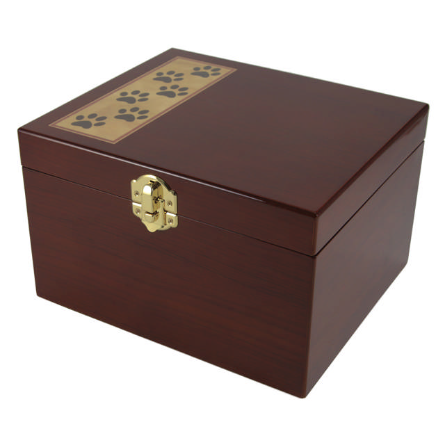 Paw Print Memento Chest