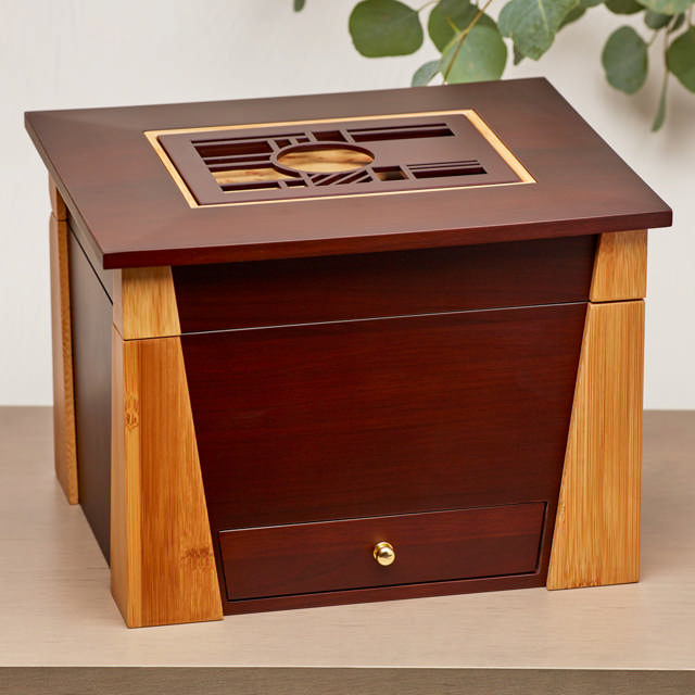 Craftsman Style Memory Chest with Geometric