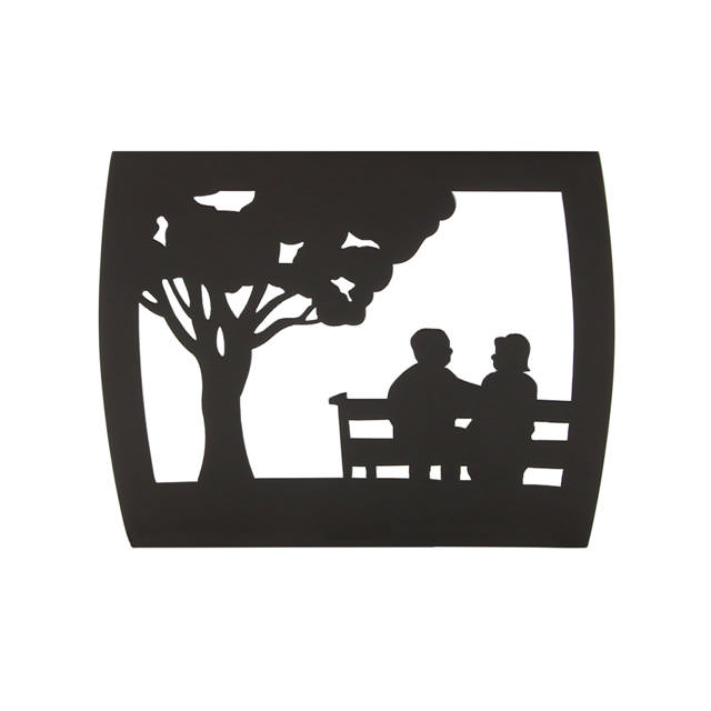 Modern Companion Urn with Couple