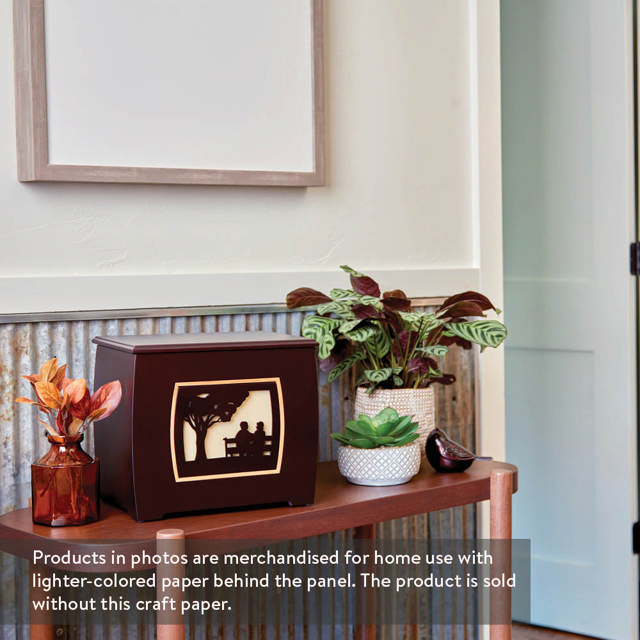 Modern Companion Urn with Couple