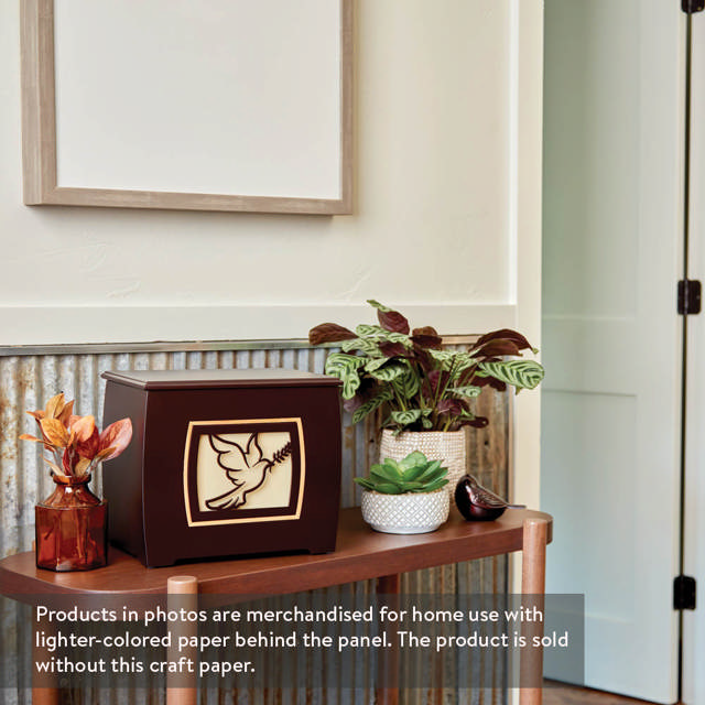 Modern Companion Urn with Dove