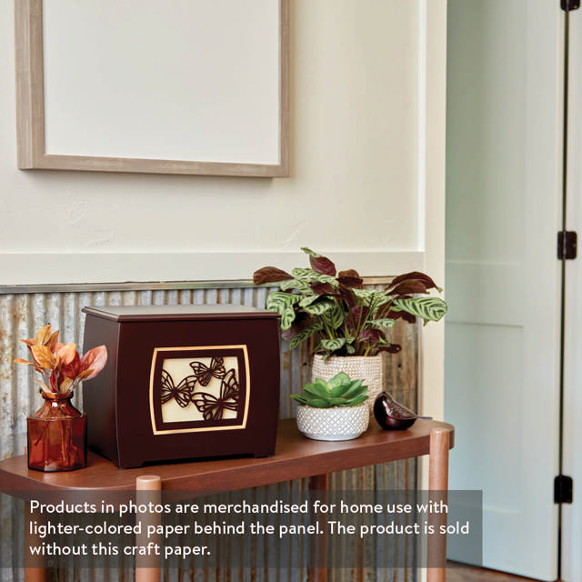 Modern Companion Urn with Butterflies