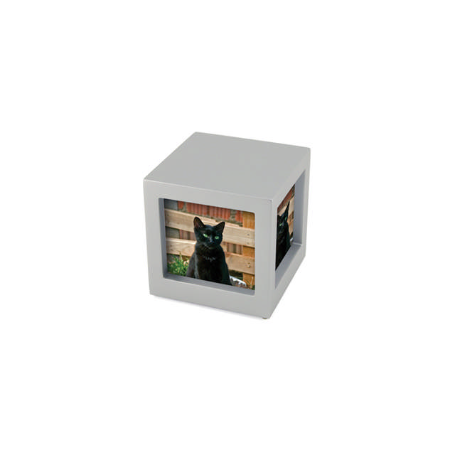 Photo Cube Silver, Petite Urn