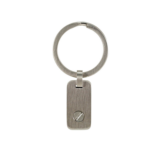 Pewter Key Chain Rose