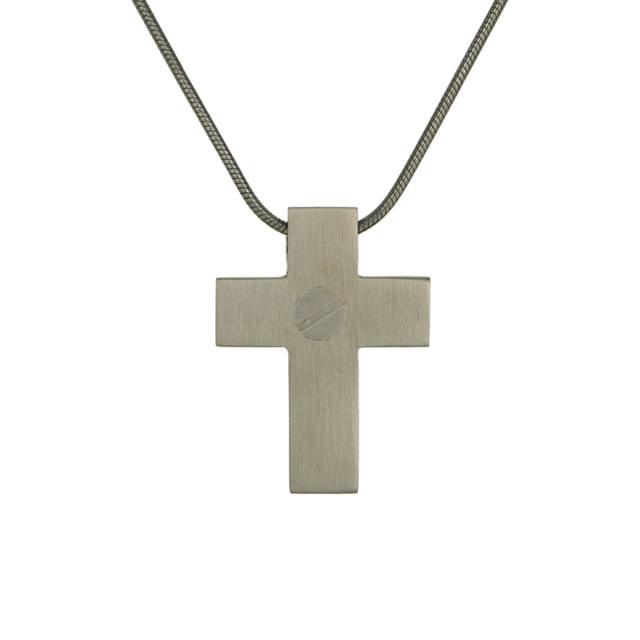 Pewter Cross w/Paws