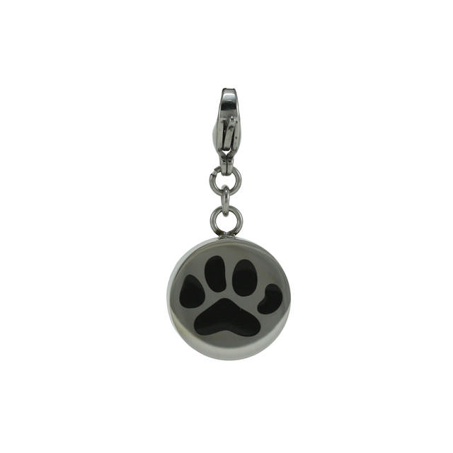 Pewter/Onyx Pet Charm Paw