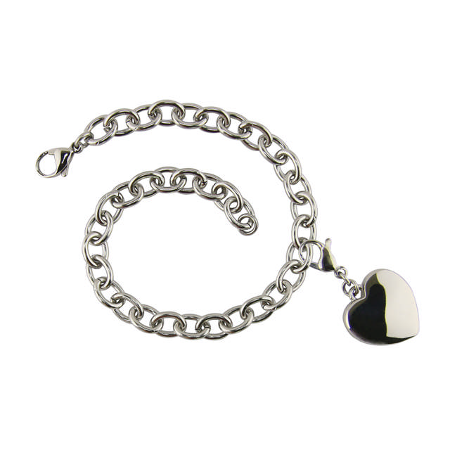 Charm Bracelet with Heart Charm